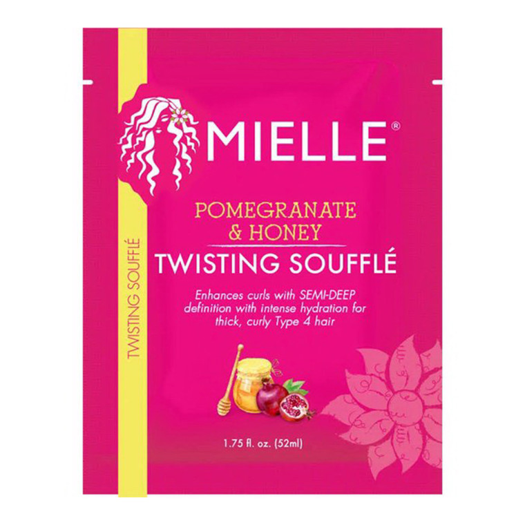Mielle Organics Pomegranate & Honey Twisting Souffle Packette, 1.75 Oz