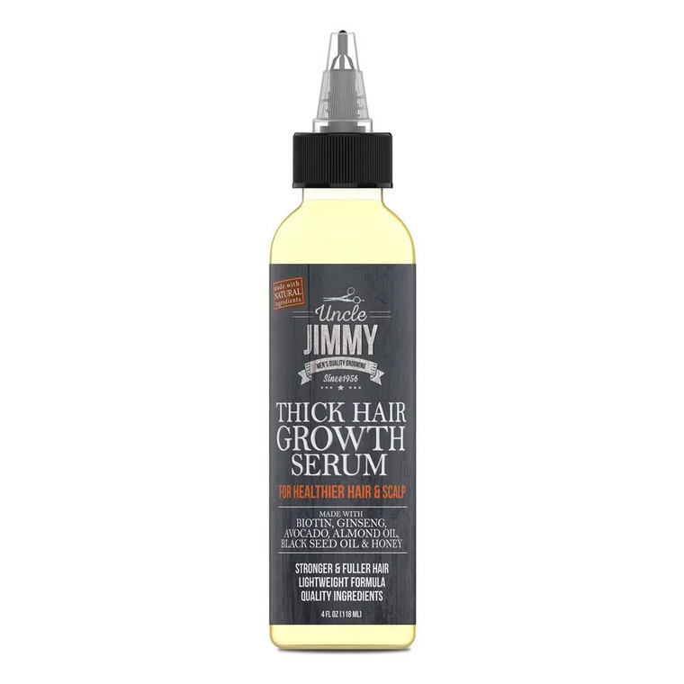 Uncle Jimmy Thick Hair Growth Serum, 4 Oz