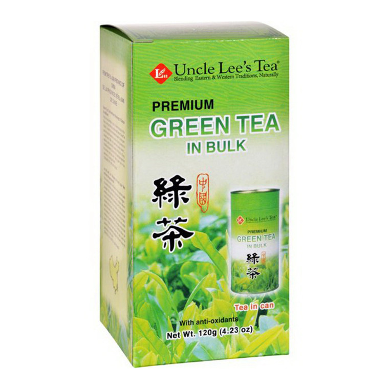 Uncle Lees Tea Premium Green Tea In Bulk, 4.23 Oz