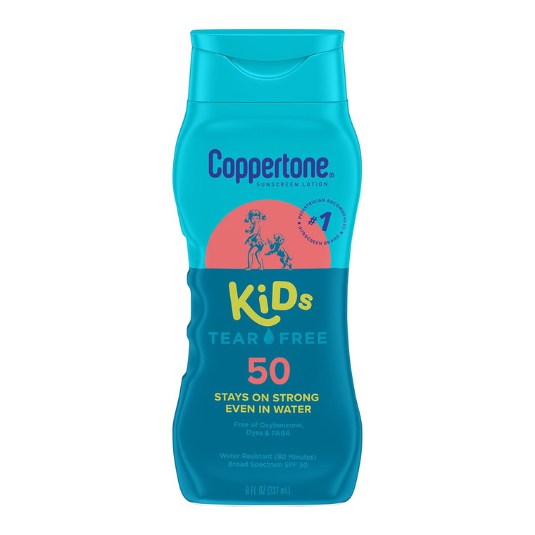 Coppertone Kids Sunscreen Lotion, SPF 50 Sunscreen for Kids, 8 Oz