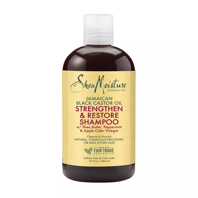SheaMoisture Jamaican Black Castor Oil Shampoo, 13 fl Oz