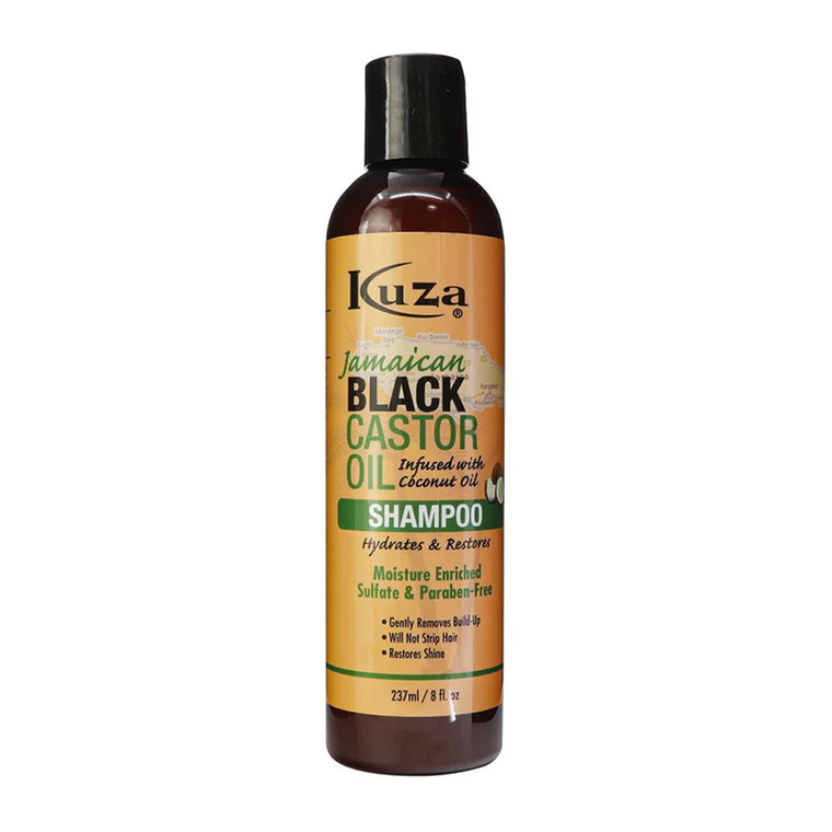 Kuza Jamaican Black Castor Oil Shampoo, 8 Oz