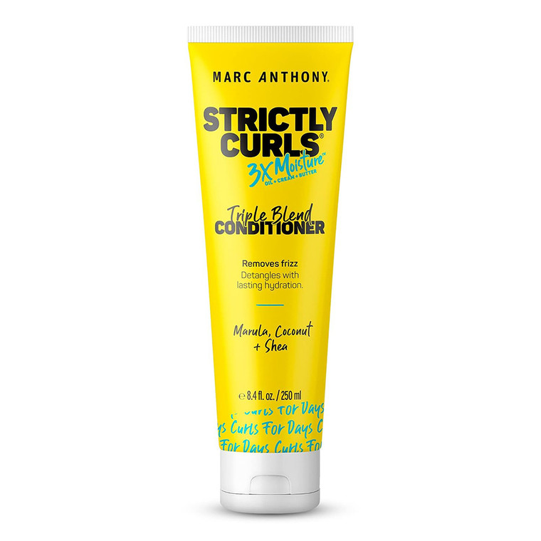 Marc Anthony Strictly Curls Triple Blend Conditioner Removes Frizz 8.4Oz (250ml)