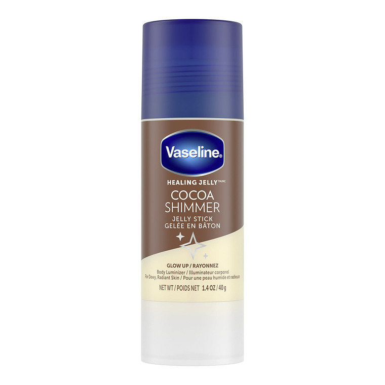 Vaseline Cocoa Shimmer Petroleum Jelly Body Balm Jelly Stick, 1.4 Oz