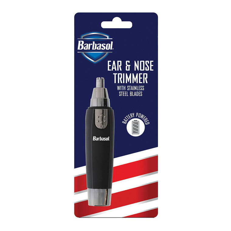 Barbasol CBT1-3009 BOX Battery Powered Ear And Nose Trimmer, 1 Ea