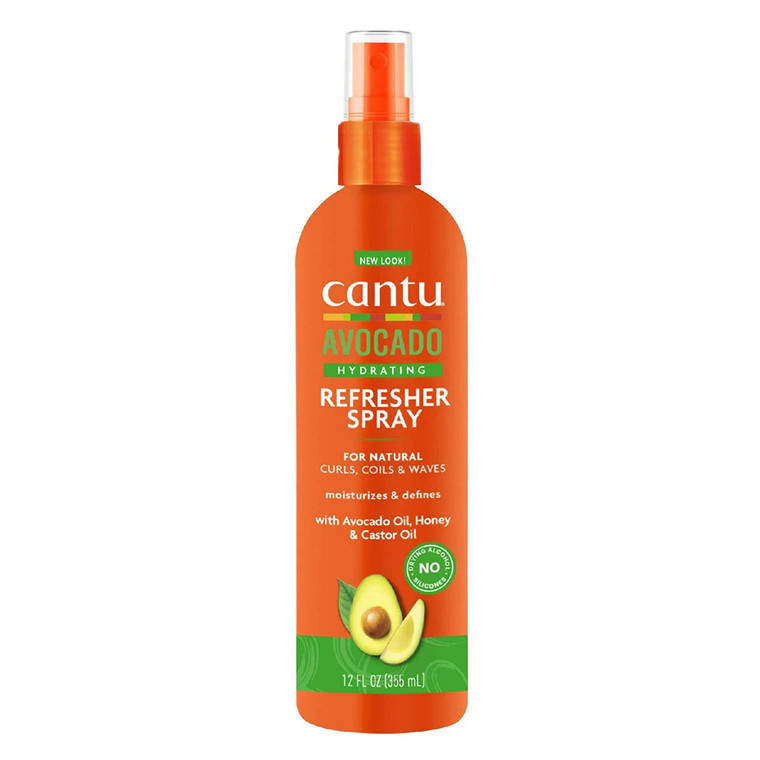 Cantu Avocado Hydrating Refresher Spray for All Hair Types and Textures 12Oz (355ml)