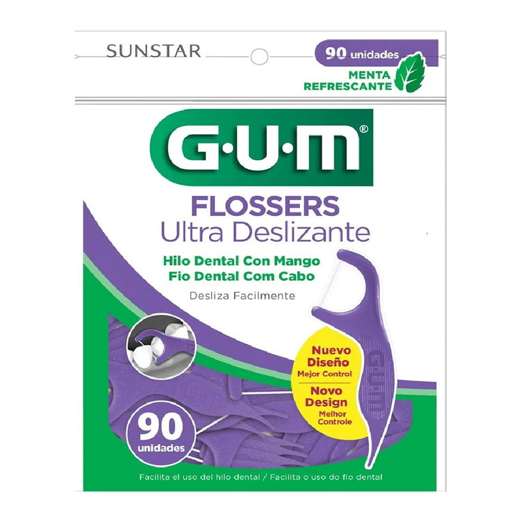 Gum Comfort Slide Flosser Picks Fresh Mint, 90 Ea