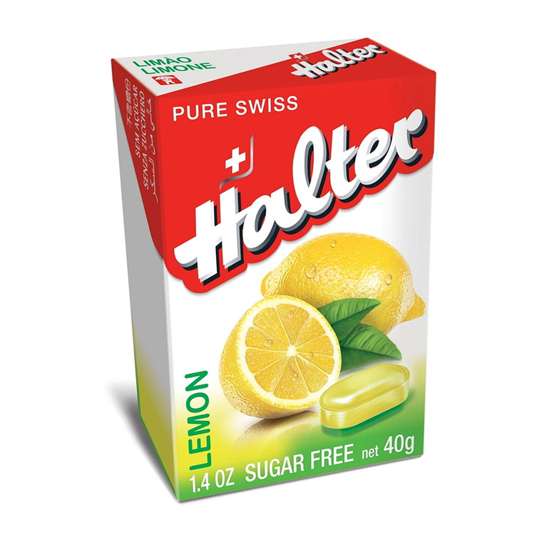 Halter Sugar Free Bonbons, Lemon, 1.40 Oz