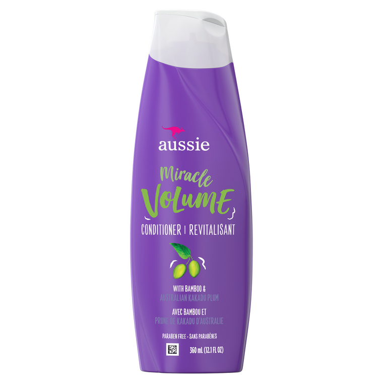 Aussie Miracle Volume Paraben Free Conditioner, 12.1 Oz