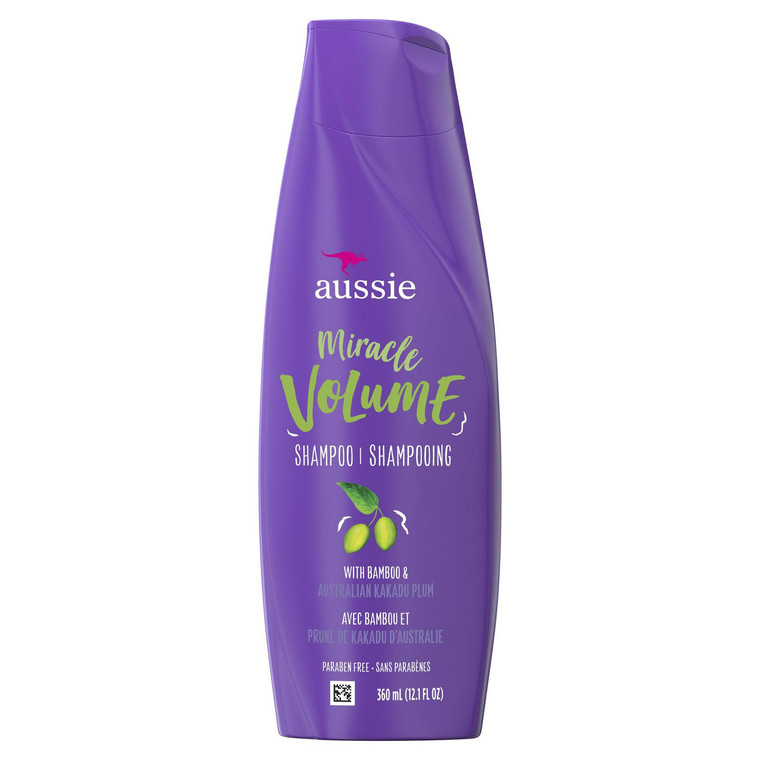 Aussie Miracle Volume Paraben Free Shampoo, 12 Oz