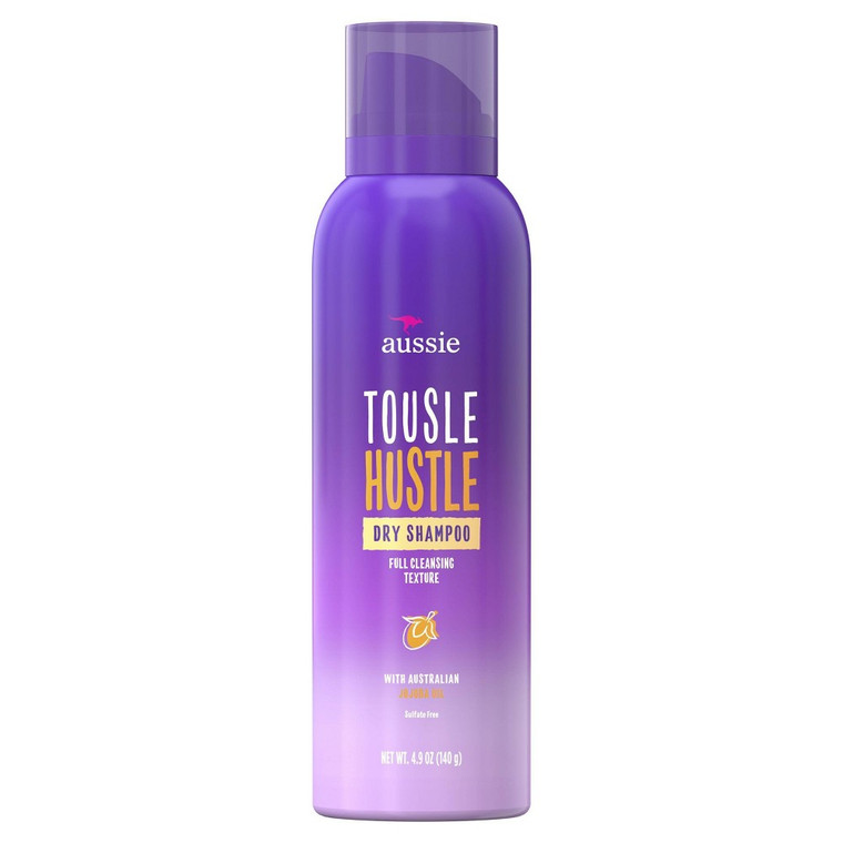 Aussie Tousle Hustle Sulfate Free Jojoba Oil Dry Shampoo, 4.9 Oz