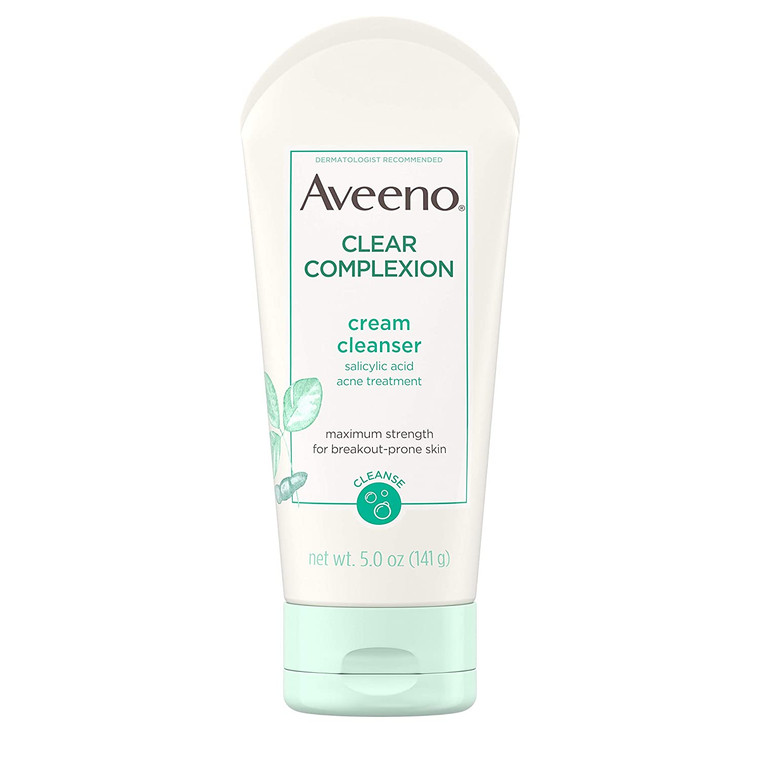 Aveeno Clear Complexion Cream Cleanser, 5 Oz