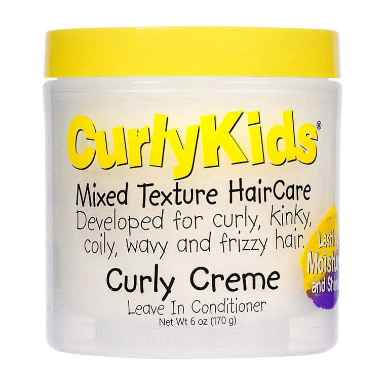 Curly Kids Mixed Hair Care Moisturizing Leave in Conditioner, 6 Oz