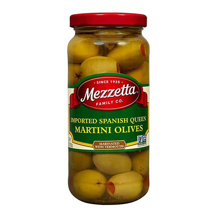 Mezzetta Imported Spanish Queen Martini Olives, 10 Oz