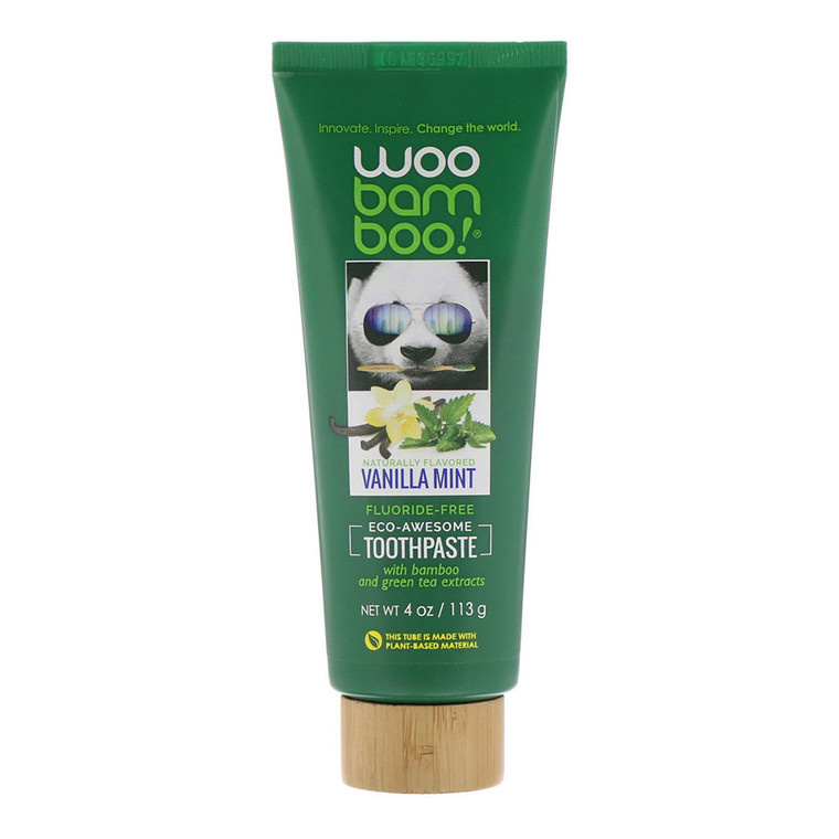 Woo Bamboo Vanilla Mint Toothpaste, 4 Oz