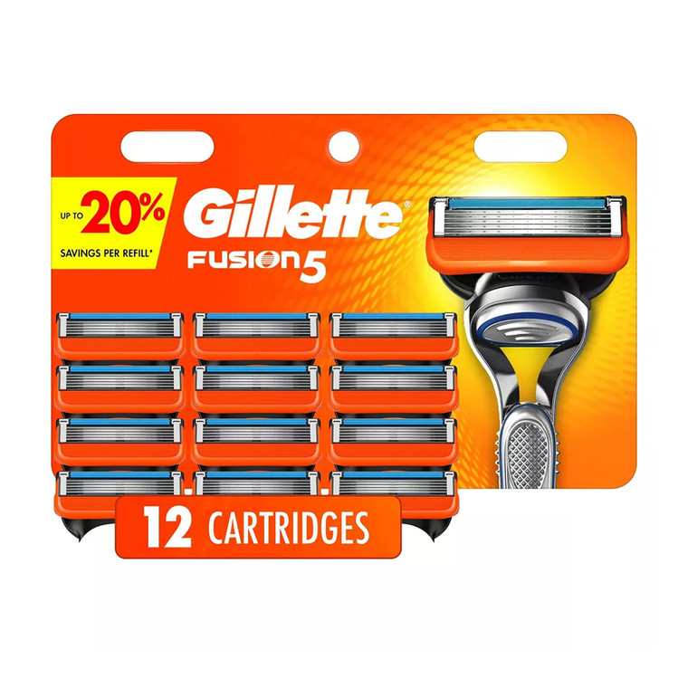 Gillette Fusion5 Men s Razor Blade Refills, 12 Ct