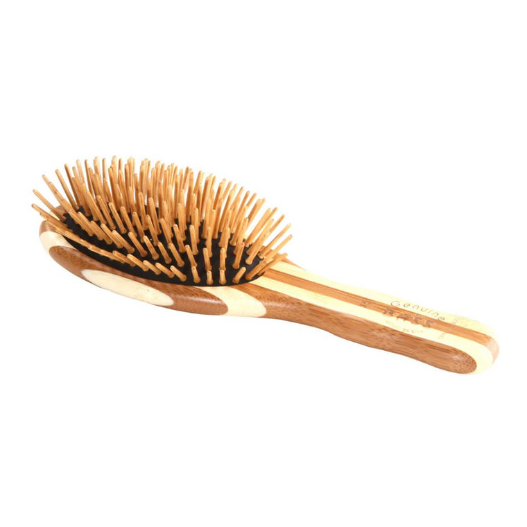 Bass Brushes 220730 Small Oval Cushion Wood Bristles Wood Brush, 1 Ea