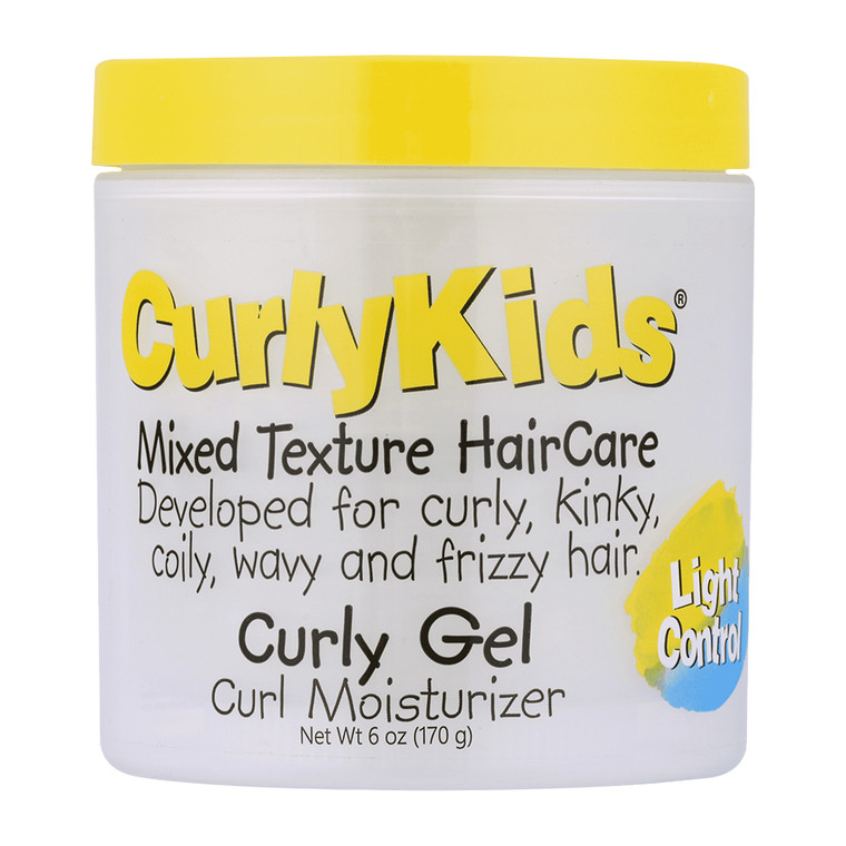 Curly Kids Mixed Hair Care Curl Moisturizing Jar Hair Styling Gel, 6 Oz