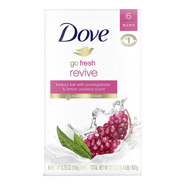 Dove Beauty Bar Gentle Skin Cleanser Rejuvenating More Moisturizing Than Bar Soap For Softer and Smoother Skin, 3.75, Oz