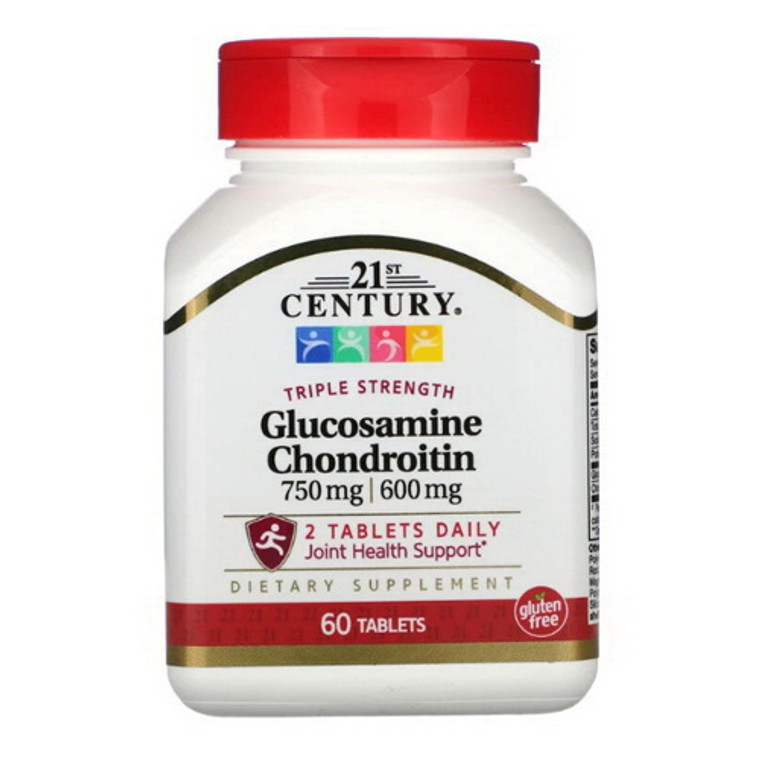 21St Century Glucosamine And Chondroitin Triple Strength - 60 Tablets