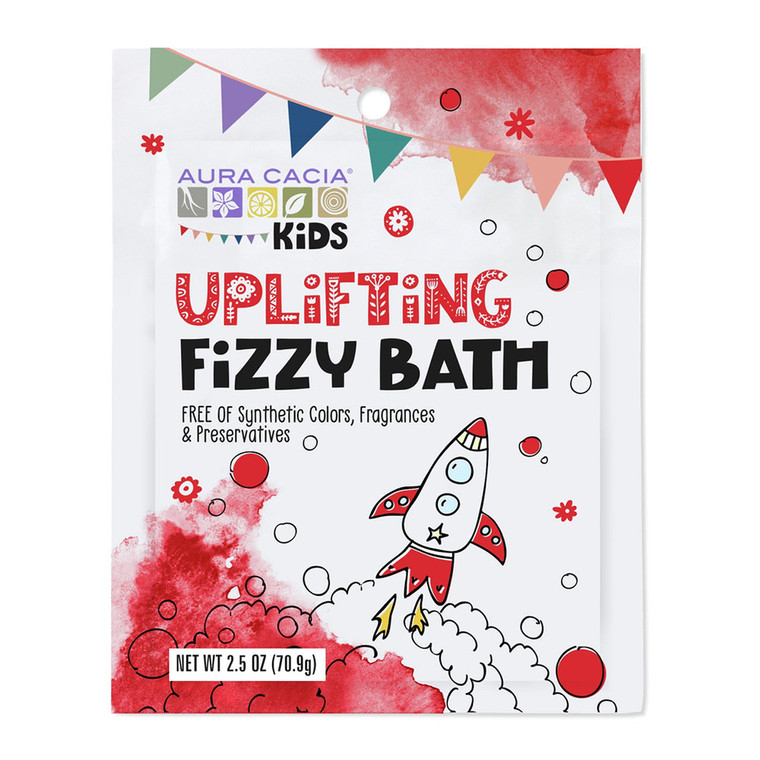 Aura Cacia Uplifting Kids Fizzy Bath Powder, 2.5 Oz