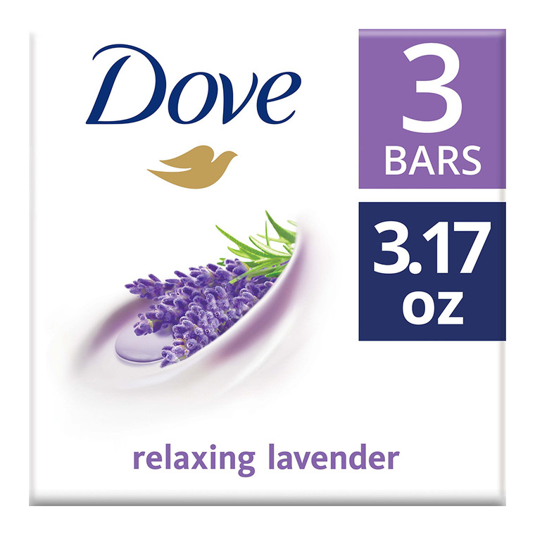 Dove Relaxing Lavender Chamomile Beauty Bar Soap, 3.17 Oz