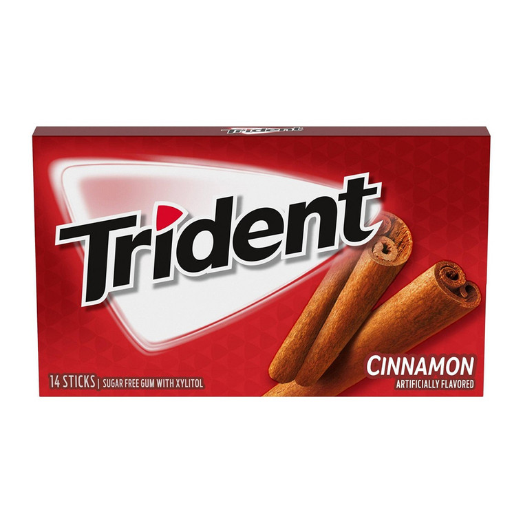 Trident Cinnamon Sugar Free Gum, 14 Ct