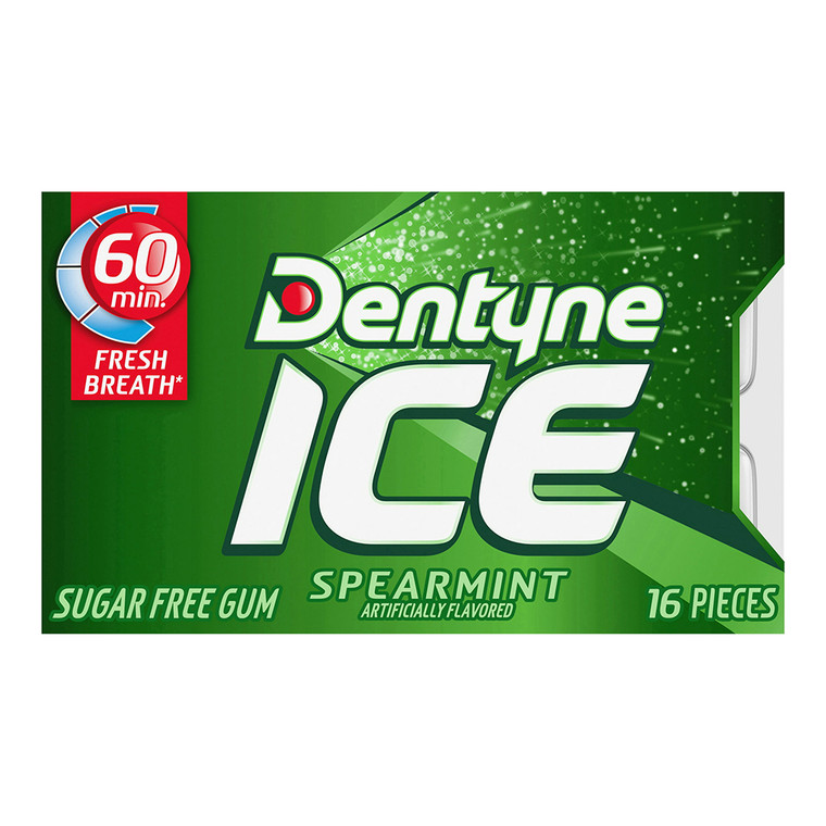 Dentyne Spearmint Chewing Gum, 16 Ct