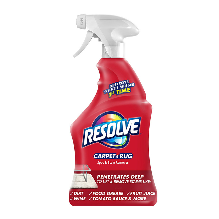 Resolve Carpet Cleaner Spray Spot And Stain Remover, 22 Oz