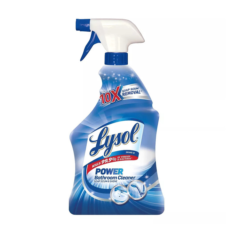 Lysol Power Foaming Cleaning Spray for Bathrooms, 32 Oz