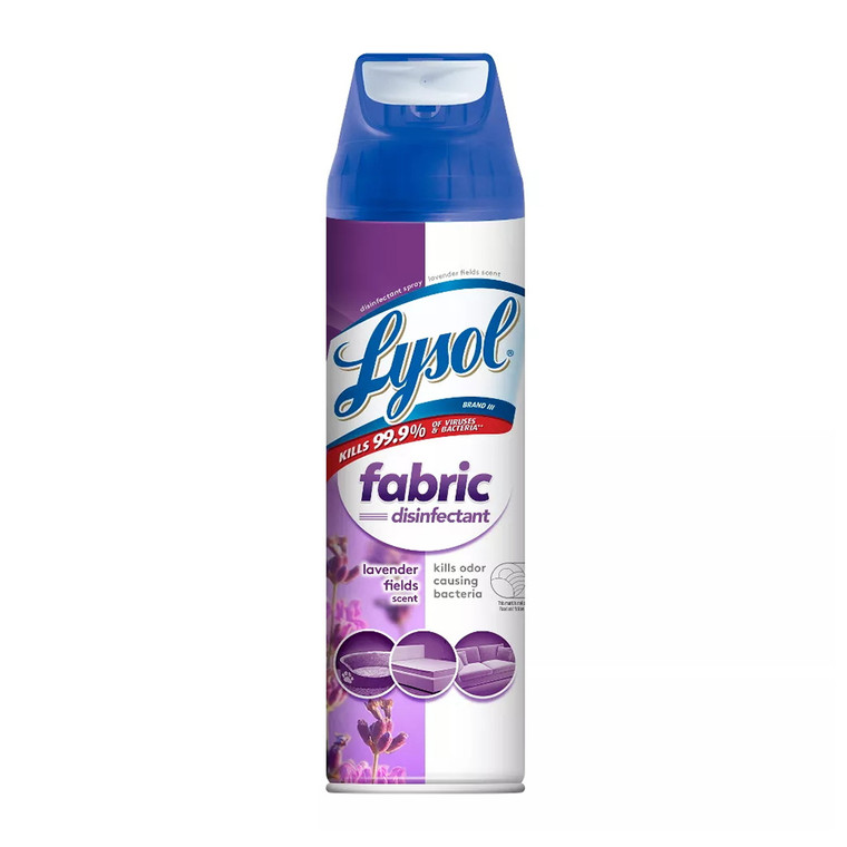 Lysol Lavender Disinfectant Spray Fabric, 15 Oz