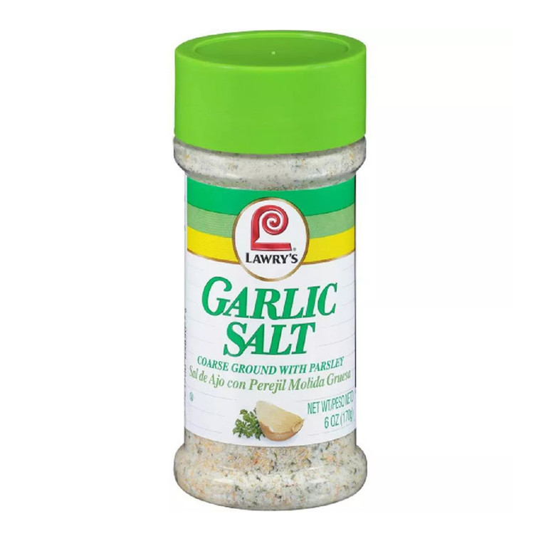 Lawrys Coarse Ground With Parsley Garlic Salt, 6 oz