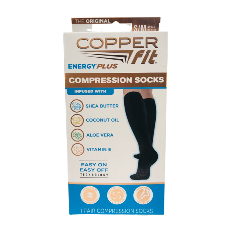 Copper Fit Hydrating Socks Large Compression and X-Large, 1 Pair