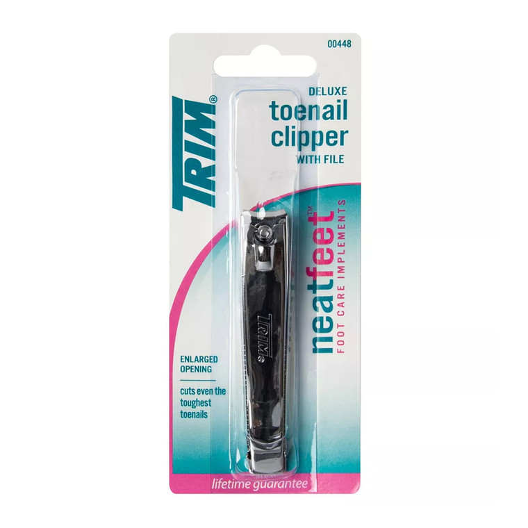 Trim Neat Feet Deluxe Toenail Clipper with File, 1 Ea