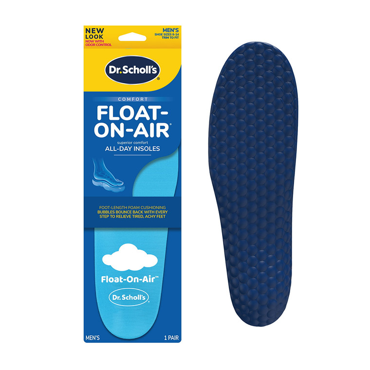 Dr Scholls Float On Air Comfort Insoles, Men Sizes 8 To 14, 1 Pair