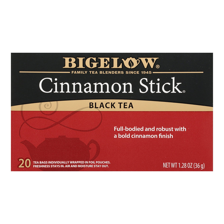 Bigelow Cinnamon Stick Black Tea Bags, 20 Ct