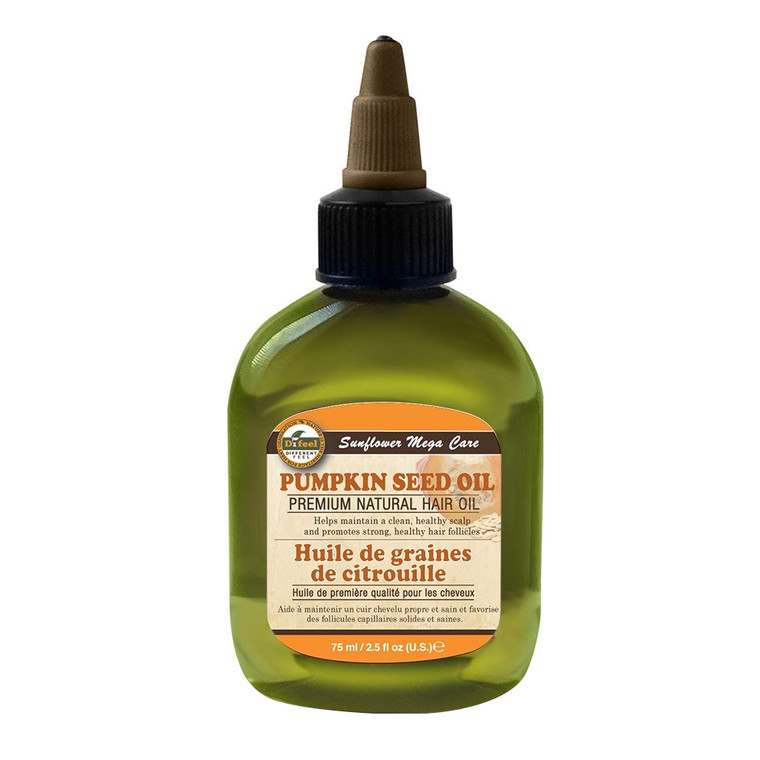 Difeel Premium Natural Hair Oil Pumpkin Seed, 2.5 Oz