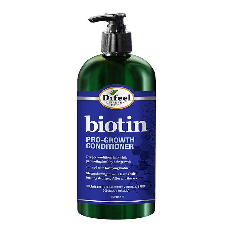 Difeel Pro Growth Biotin Hair Growth Conditioner for Thin Hair, 33.8 Oz