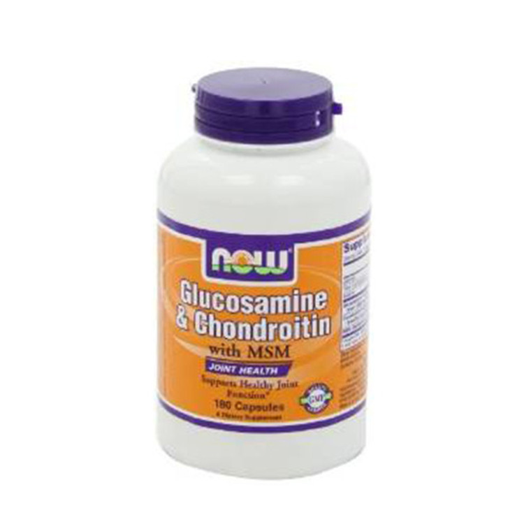 Now Foods Glucosamine And Chondroitin, With Msm, Joint Health Capsules - 180 Ea