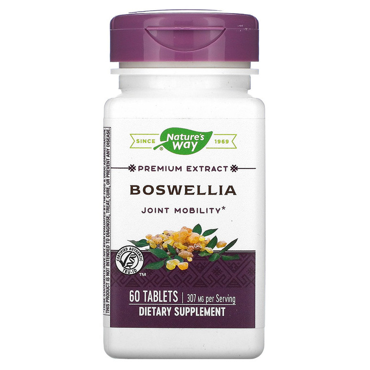 Natures Way Boswellia Standardized Tablets, Joint Support - 60 ea
