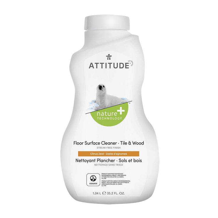 Attitude Nature And Hypoallergenic Floor Surface Cleaner, 35.2 Oz