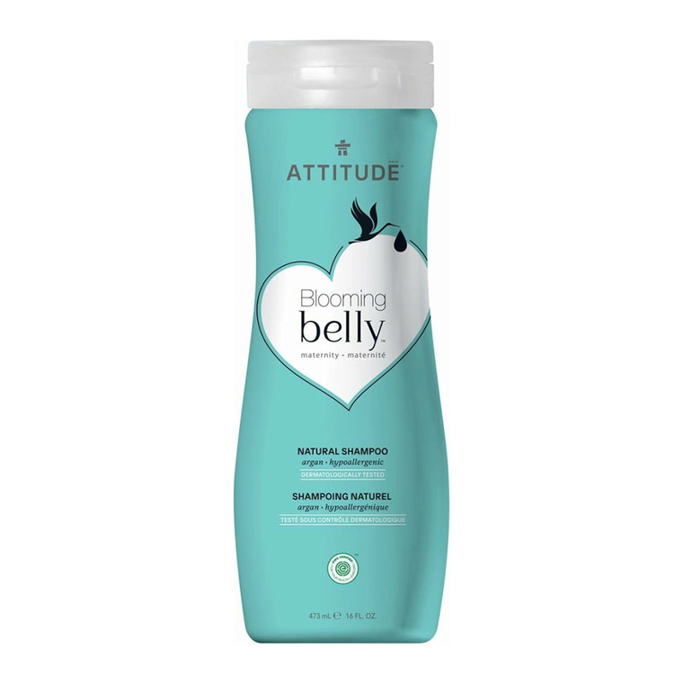 Attitude Blooming Belly Natural Argan Shampoo, 16 Oz
