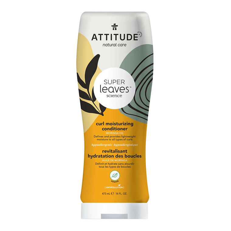 Attitude Moisturizing Conditioner for Curly Hair, Sweet Tropical, 16 Oz