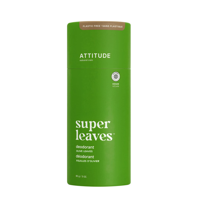 Attitude Super Leaves Deodorant Olive Leaves, 3 Oz