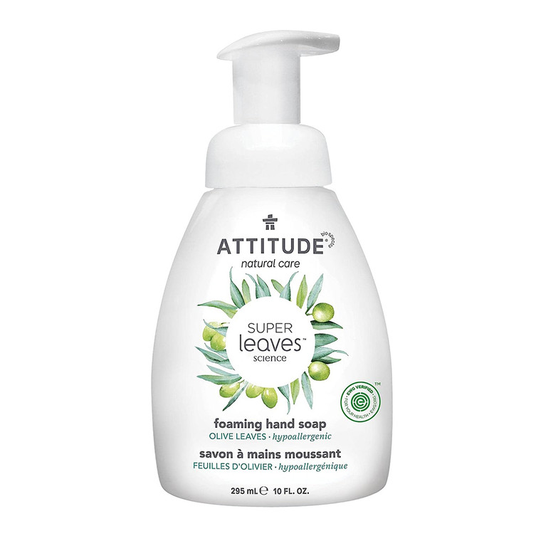 Attitude Foaming Hand Soap, Olive Leaves, 10 Oz