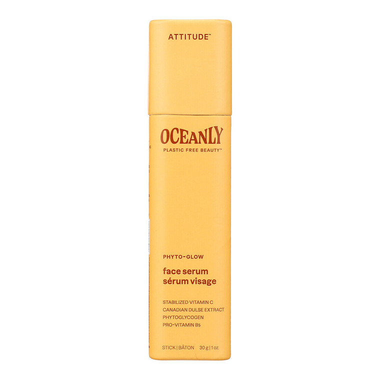 Attitude Oceanly Face Serum, Phyto Glow, Unscented, 1 Oz