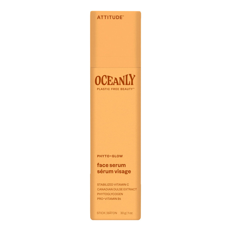 Attitude Oceanly Face Serum, Phyto Glow Unscented, 0.3 Oz