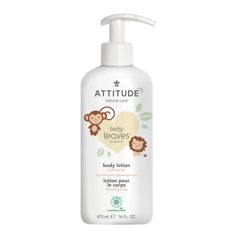 Attitude Baby Body Lotion, Pear Nectar Scent, 16 Oz