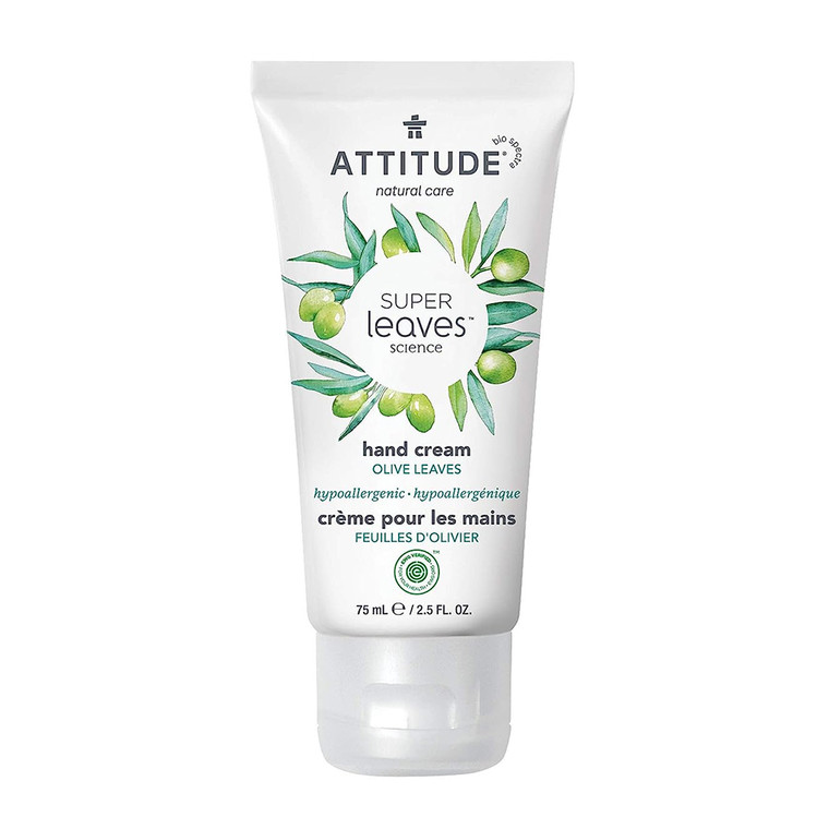 Attitude Super Leaves Hand Cream, Olive Leaves, 2.5 Oz