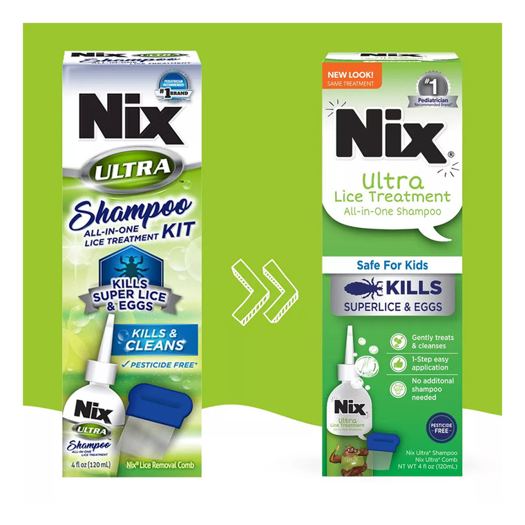 Nix Ultra Lice Removal All in One Shampoo, 4 Oz